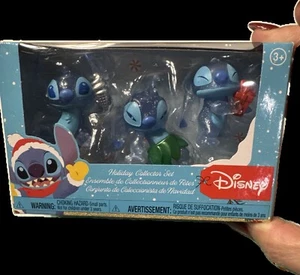 Disney Lilo & Stitch Holiday Christmas Collector Set BLUE LIMITED-EDITION 2" NIB - Bild 1 von 2