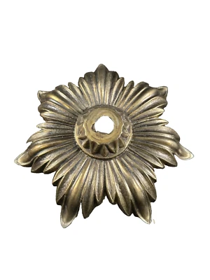 vintage 1960s cast metal chandelier part - Image 1 of 4