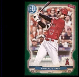 2020 Topps Gypsy Queen Green Shohei Ohtani Los Angeles Angels #261