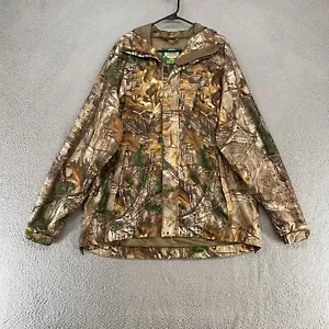 Cabelas Hunting Jacket Mens XL Tall Camo Dry-Plus Hooded Realtree Xtra - Picture 1 of 12
