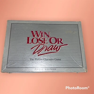 Win, Lose Or Draw The Picture Charades Game Party Edition 1988 - Image 1 of 4
