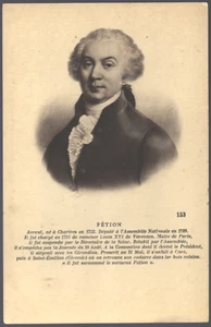 PÉTION Député Girondin Maire de Paris ramena en 1791 LOUIS XVI de Varennes RARE - Imagen 1 de 2