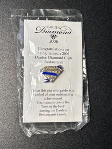 Darden Restaurant Diamond Club Pin - Best Of The Best - 2006 - (NEU SEHR SELTEN) - Bild 1 von 3