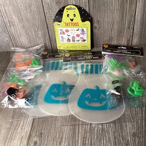 Pumpkin Halloween Party Supplies + Goodies Gift/ Loot/ Cello/ Treat Bags - Picture 1 of 11