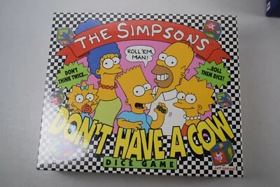 The Simpsons - RARE 30 YRS OLD! Don't Have A Cow Board Game. FACTORY SEALED 1990 - Image 1 of 3