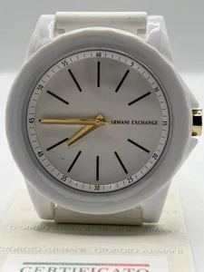 Armani Exchange Women Analogue Quartz Watch with Silicone Strap AX7126 - Picture 1 of 12
