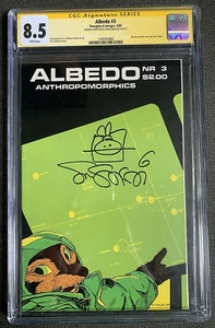 Albedo #3 Signed & Sketched Stan Saki SS CGC 8.5 1590703002 - Picture 1 of 7