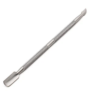 AKORD Stainless Steel Cuticle Nail Art Spoon Pusher Remove Manicure Scraper Tool - Picture 1 of 3