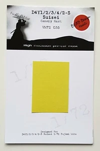 D4Y1/2/3/4/2-S Judy Canopy Mask for 1/72 Fujimi - DEAD Design Models 72035 - Picture 1 of 3