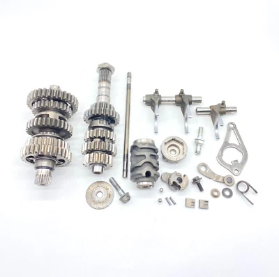 2004-2007 OEM HONDA CRF250R Transmission Shaft Gears Shift Drum Forks Set Foto 1 de 4