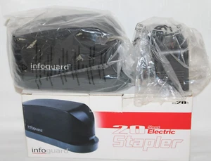 New Open Box Infoguard 20 Sheet Electric Stapler Model # ES20H Black #14 - Picture 1 of 11