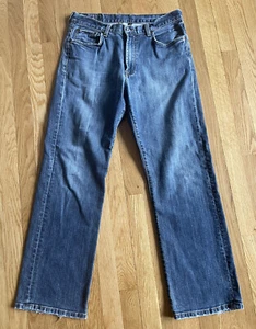 Lucky Brand Men's Short Inseam (29”) Straight Bootleg 183 Jean Blue Denim Sz 32 - Picture 1 of 10