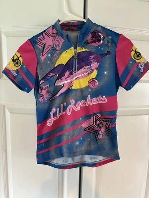 Camiseta de ciclismo Lil’ Rockets talla para niñas de AeroTech Designs en XL Foto 1 de 4