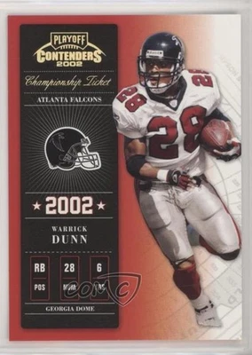 2002 Playoff Contenders Championship Ticket /250 Warrick Dunn #77 - Image 1 of 2