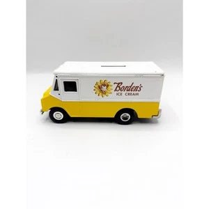 Ertl Collectibles Borden’s Ice Cream Truck Metal Bank 1996 Vintage 6” RARE - Picture 1 of 6