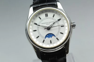 [Exc+5] Frederique Constant Moonphase FC-330/335X6B4/6 Automatic Men's Watch  - Image 1 of 4