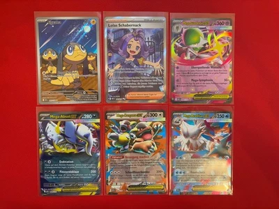 Pokemon Mega Entwicklung MEG Ex Karten Hits Secret Rares Boosterfrisch Deutsch - Bild 1 von 2
