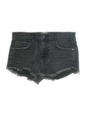 Pantalones cortos de mezclilla negros Current/Elliott para mujer 24W Foto 1 de 2