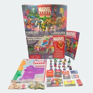 Marvel Heroes Strategy Board Game - 100% Complete - 2006, Nexus *READ* - Picture 1 of 24