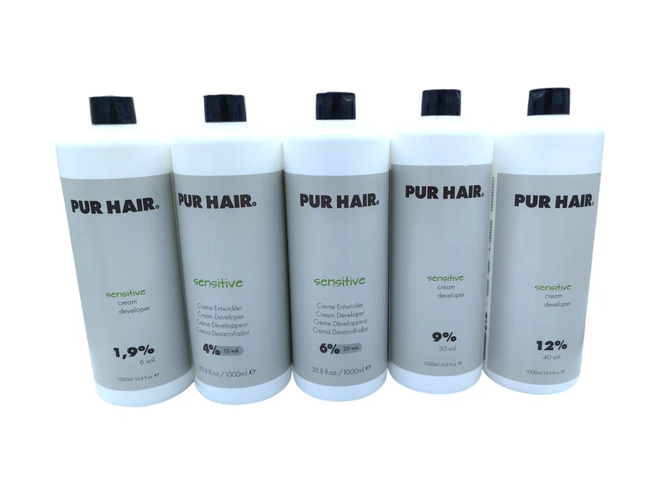PUR HAIR Crema Sensibile Sviluppatore Developer Oxydant vari spessori 1L