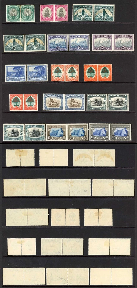 Sudáfrica SG54/64cca Juego Completo inc Tipos y Tonos M/M Cat 549 Libras Foto 1 de 1