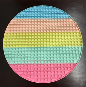 Gigante Enorme Burbuja Popping Sensorial Fidget Mat Super Jumbo 19" Pop its Pastel - Imagen 1 de 4
