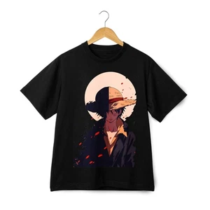 One Piece Luffy Artistic Tee Anime Fan Essential for Casual & Convention T-shirt - Picture 1 of 21