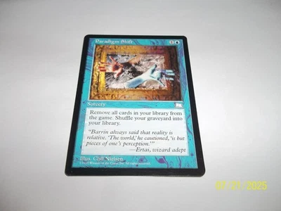 Paradigm Shift  Weatherlight  reserved list x1 LP - Image 1 of 2