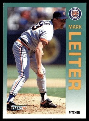 1992 Fleer Mark Leiter Detroit Tigers #140 - Image 1 of 2