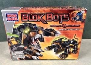 Mega Bloks Transforming Blok Bots Cyborgs VS Mutroids Razortooth 9386 7+ 2003 - Picture 1 of 6