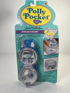 1992 Polly Pocket Jeweled Iceland Jewel Collection Mattel Brandneu Versiegelt - Bild 1 von 4