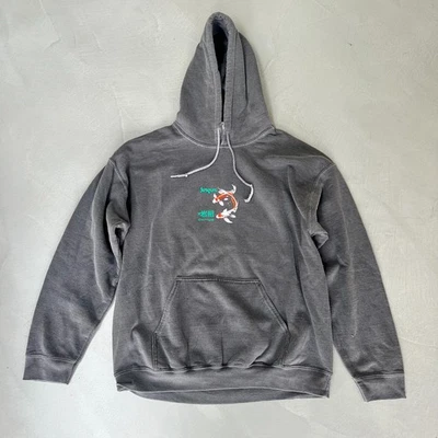 Urban Outfitters "Juragumi" Printed Hoodie Sweatshirt. Grey. Small. - Image 1 of 4