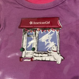 Camiseta de coco American Girl 2018 para muñeca de 18" perro escaparate púrpura - Imagen 1 de 4