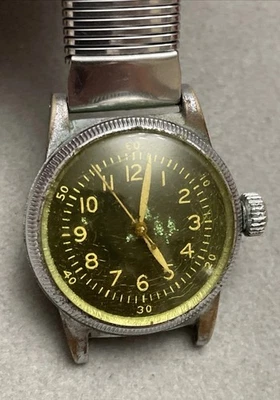 Vintage Waltham WWII A.F.U.S Army Type A-11 Military Watch For Parts Or Repair - Image 1 of 4