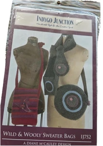 Indygo Junction Pattern Wild Wooly Sweater Bags IJ752 Diane McCauley Design New - Picture 1 of 2