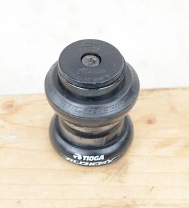 Tioga Alchemy Headset, 1 1/8", Black Threadless - Vintage 1990's - For Parts - Picture 1 of 10