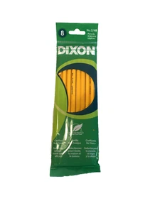8 count pack of DIXON #2 pencils ONE PACK - Picture 1 of 6