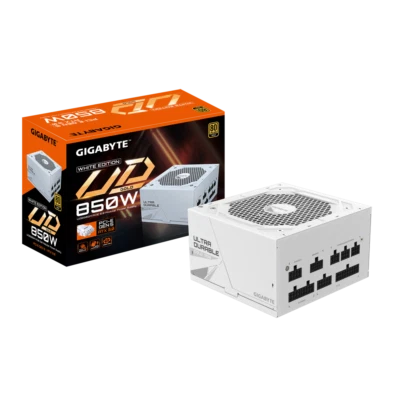 GIGABYTE UD850GM PG5 White 850 Watt ATX PCIe5.0 Netzteil, 80+ Gold voll modular - Bild 1 von 4