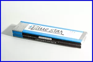 1970er J. Bleistift Papp-Schachtel " BLUE STAR" BOHEMIA WORKS 2726 Bleistifte - Bild 1 von 3