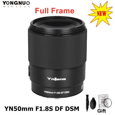 YONGNUO Full Frame AF YN50mm F1.8S DF DSM Lens For Sony E-Mount A6300 NEX7 A6500 - Image 1 of 4
