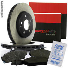 2 METZGER Bremsscheiben 260,5mm + Bremsbeläge hinten für Mazda 626 3 4 5 Premacy