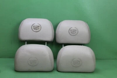 02-06 CADILLAC ESCALADE HEADREST HEAD REST FRONT BACK SET OF 4 GREY OEM - Image 1 of 4