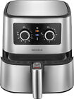 Pic of Insignia- 5 Qt. Analog Air Fryer - Stainless Steel For Sale