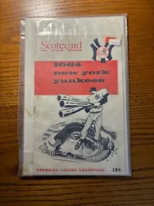 New York Yankees 1964 Program/Scorecard 30 Pages Vintage - Picture 1 of 1