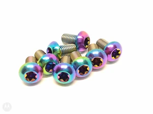 Oil Slick Rainbow Titanium Fender Bolt Kit Nami Burn Kilma E2 E 2 Max Scooter - Bild 1 von 1