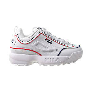 Mens Boys Fila Disruptor II 2 Contrast Piping Chunky Trainers Sneakers Shoes