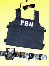 FBI Agent 4 Piece Halloween Costume – Dress Up America – Child’s Size Small 4-6