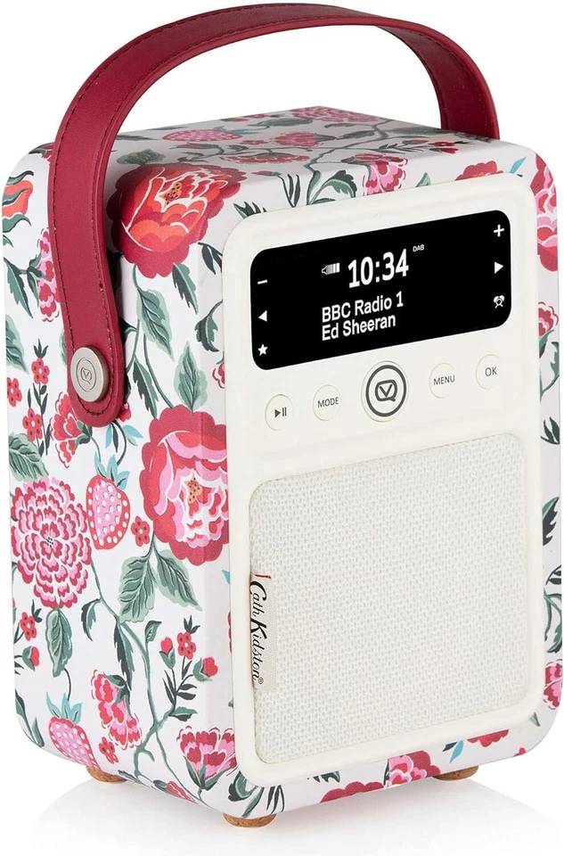Cath Kidston Monty Portable Dab Radio by VQ. Dual Alarm FM/Dab Radio Bluetooth - Image 1 of 1