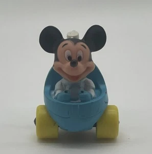 VTG MICKEY MOUSE PLANE HELICOPTER RUBBER TOY RARE Read Discription - Picture 1 of 6