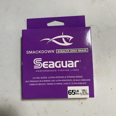 Seaguar Smackdown 65 lb. Stealth Gray Braid - 150 yards - Image 1 of 2